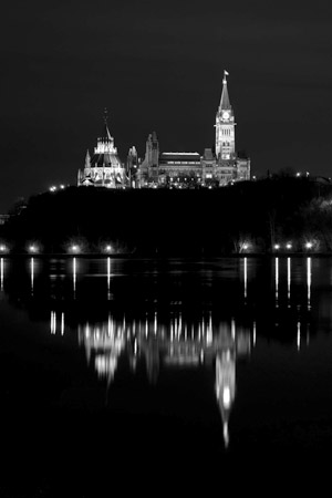 Photo panoramique de la Colline du Parlement